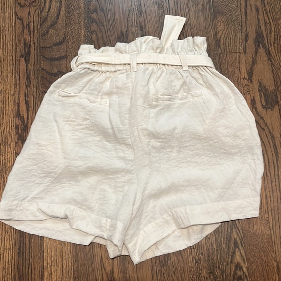 High waist canvas shorts - Picture 2 of 3